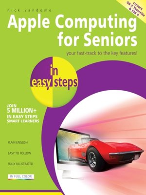cover image of Apple Computing for Seniors in easy steps